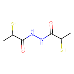 N,n'-bis(alpha-mercaptopropionyl) hydrazine