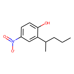 Phenol, 2-(1-methylbutyl)-4-nitro