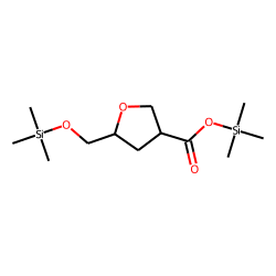 1,4-Anhydro-3-deoxypentitol-2-carboxylic acid, TMS