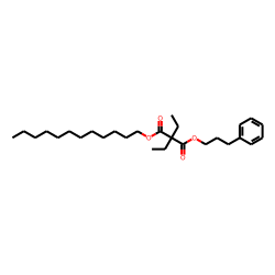 Diethylmalonic acid, dodecyl 3-phenylpropyl ester
