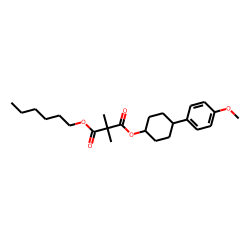 Dimethylmalonic acid, hexyl 4-(4-methoxyphenyl)cyclohexyl ester