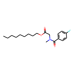 Sarcosine, N-(4-fluorobenzoyl)-, nonyl ester