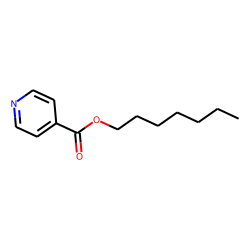 Isonicotinic acid, heptyl ester