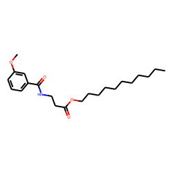 «beta»-Alanine, N-(3-methoxybenzoyl)-, undecyl ester
