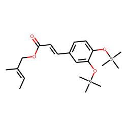 2-Methyl-2-butenyl (E)-caffeate, bis-TMS
