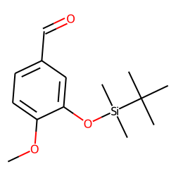 3-Hydroxy-4-methoxybenzaldehyde, tert-butyldimethylsilyl ether