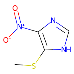 Imidazole, 5(4)-(methylthio)-4(5)-nitro-
