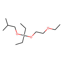 Silane, diethyl(2-ethoxyethyloxy)isobutoxy-