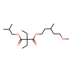 Diethylmalonic acid, isobutyl 5-methoxy-3-methylpentyl ester