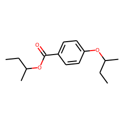 Benzoic acid, 4-(1-methylpropyl)oxy-, 1-methylpropyl ester