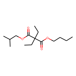 Diethylmalonic acid, butyl isobutyl ester