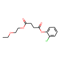 Succinic acid, 2-chlorophenyl 2-ethoxyethyl ester