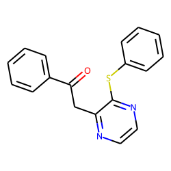2-Phenyl mercapto-3-phenacyl pyrazine