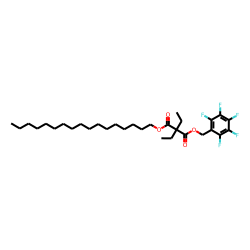 Diethylmalonic acid, heptadecyl pentafluorobenzyl ester