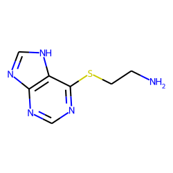 Purine,6-(2-aminoethyl thio)-