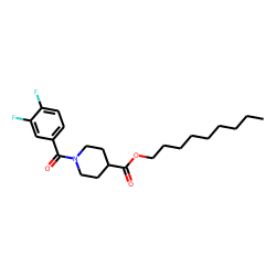 Isonipecotic acid, N-(3,4-difluorobenzoyl)-, nonyl ester