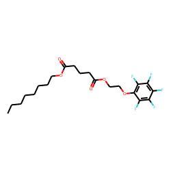 Glutaric acid, octyl 2-(pentafluorophenoxy)ethyl ester