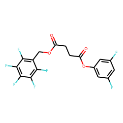 Succinic acid, 3,5-difluorophenyl pentafluorobenzyl ester