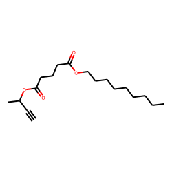 Glutaric acid, but-3-yn-2-yl nonyl ester
