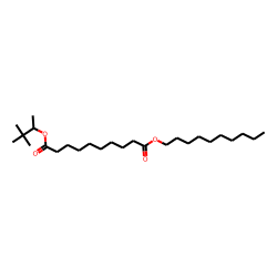 Sebacic acid, decyl 3,3-dimethylbut-2-yl ester