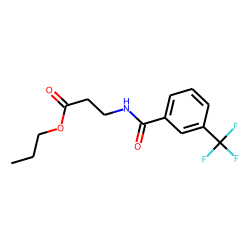 «beta»-Alanine, N-(3-trifluoromethylbenzoyl)-, propyl ester