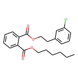 Phthalic acid, 2-(3-chlorophenyl)ethyl hexyl ester