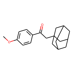 1-Adamantylmethyl 4-methoxyphenyl ketone