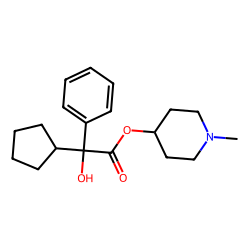 1-Methyl-4-piperidyl cyclopentylphenylglycolate