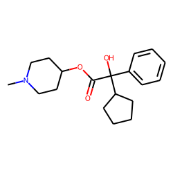 Mandelic acid, «alpha»-cyclopentyl-, 1-methyl-4-piperidyl ester