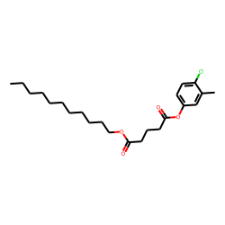 Glutaric acid, 4-chloro-3-methylphenyl undecyl ester