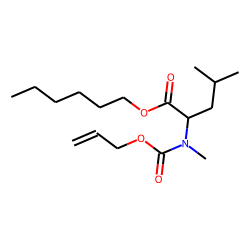 l-Leucine, N-allyloxycarbonyl-N-methyl-, hexyl ester