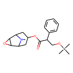 Benzeneacetic acid, «alpha»-[[(trimethylsilyl)oxy]methyl]-, 9-methyl-3-oxa-9-azatricyclo[3.3.1.0(2,4)]non-7-yl ester, [7(S)-(1«alpha»,2«beta»,4«beta»,5«alpha»,7«beta»)]-