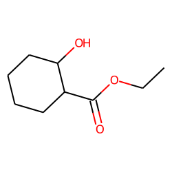 2-Hydroxy-cyclohexanecarboxylic acid ethyl ester, cis