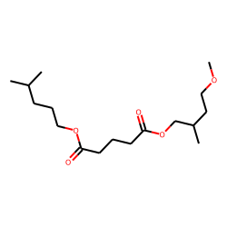 Glutaric acid, isohexyl 4-methoxy-2-methylbutyl ester