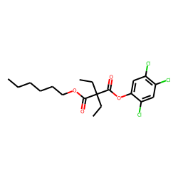 Diethylmalonic acid, hexyl 2,4,5-trichlorophenyl ester