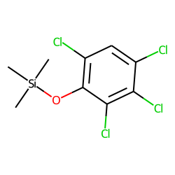 2,3,4,6-Tetrachlorophenol, trimethylsilyl ether