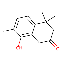 3,4-dihydro-8-hydroxy-4,4,7-trimethyl-2(1H)-naphthalenone