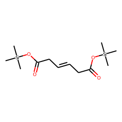 cis-3-Hexenedioic acid, TMS