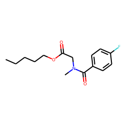Sarcosine, N-(4-fluorobenzoyl)-, pentyl ester