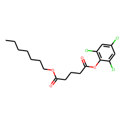 Glutaric acid, heptyl 2,4,6-trichlorophenyl ester