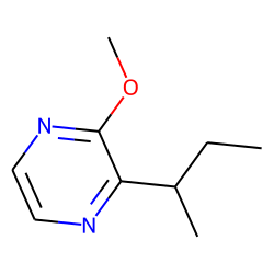Pyrazine, 2-methoxy-3-(1-methylpropyl)-