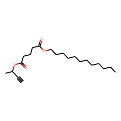 Glutaric acid, but-3-yn-2-yl dodecyl ester