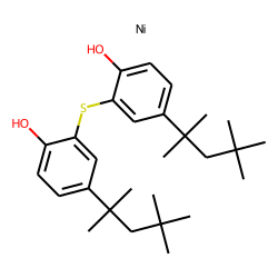 Nickel complex of 2,2'-thiobis[4-(1,1,3,3-tetramethylbutyl)phenol]