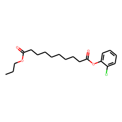 Sebacic acid, 2-chlorophenyl propyl ester