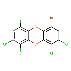 Dibenzodioxin, 4-bromo-, 1,2,6,8,9-pentachloro-
