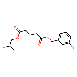 Glutaric acid, 3-iodobenzyl isobutyl ester
