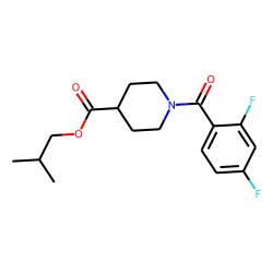 Isonipecotic acid, N-(2,4-difluorobenzoyl)-, isobutyl ester