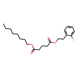 Glutaric acid, 2-(2-fluorophenyl)ethyl octyl ester