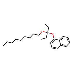 Silane, diethyl(1-naphthoxy)nonyloxy-