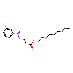 «beta»-Alanine, N-(3-fluorobenzoyl)-, nonyl ester